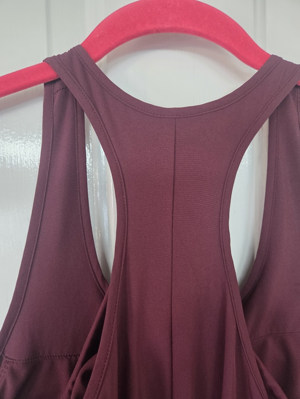 Halara XL Sleeveless Burgundy built in bra Maxi Dress - Picture 8 of 10